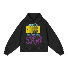 UNISEX CHOPPED & SCREWED HOODIE