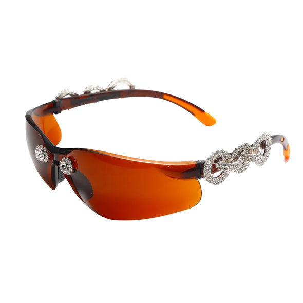 Hilton Hummer Sunglasses - Pumpkin Spice Orange