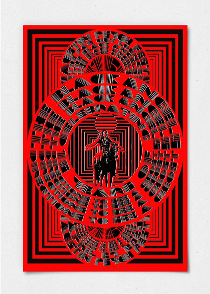 The Black Angels Poster by Christian Bland - LEVITATION