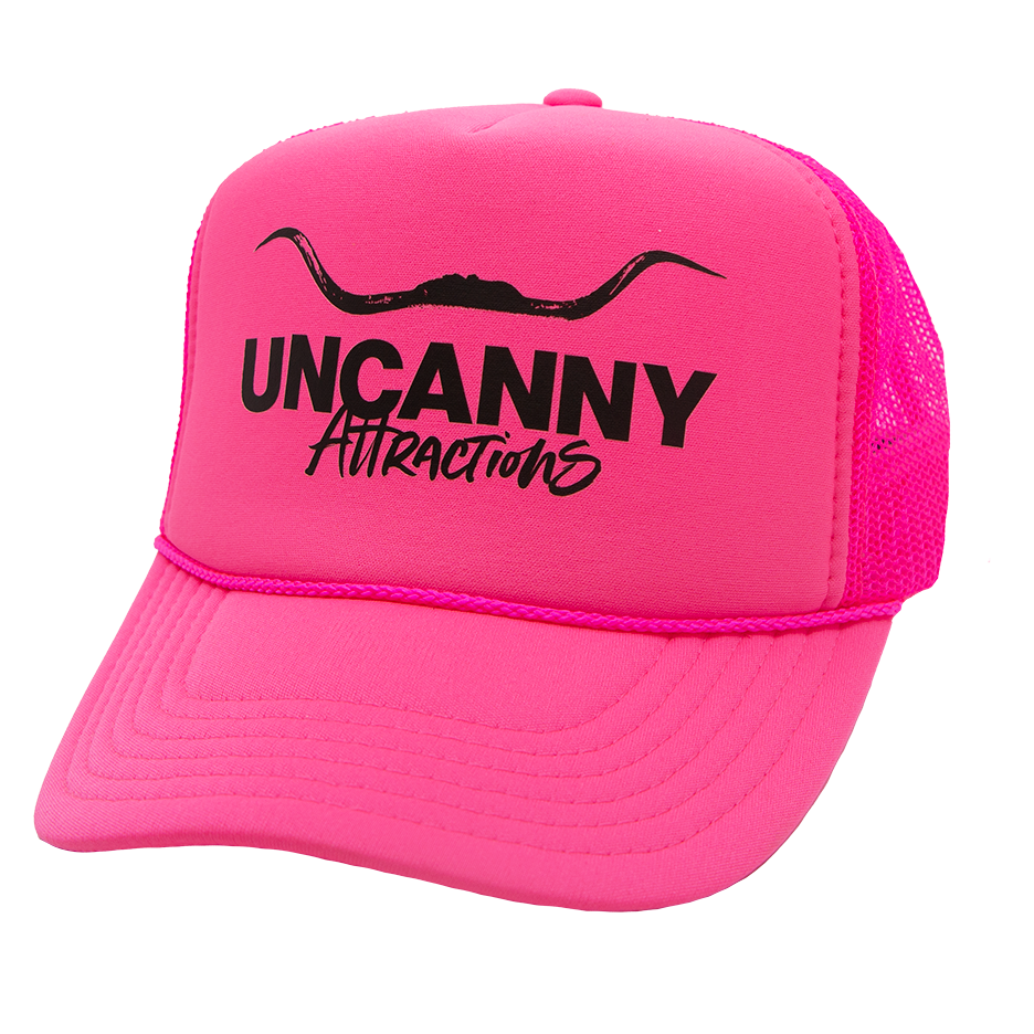 Uncanny Attractions Longhorn Trucker Hat