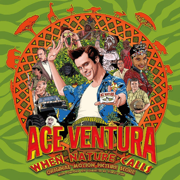 Various Artists Ace Ventura: When Nature Calls: Original Motion Picture Score (Indie Exclusive, Red, White & Blue Splatter Colored Vinyl)