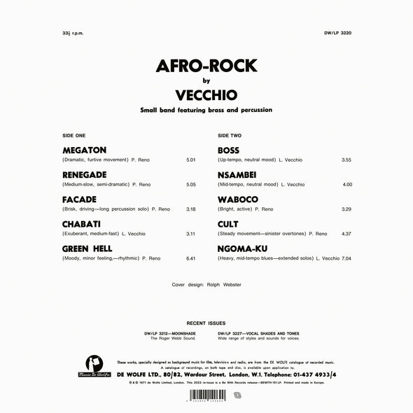 VECCHIO Afro-Rock