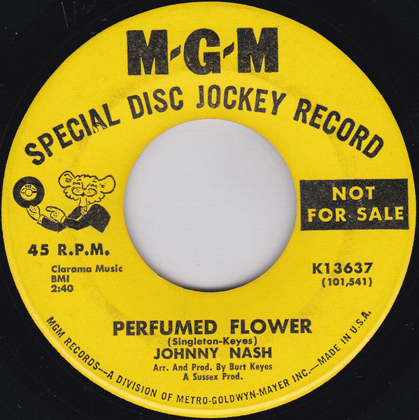 Johnny Nash : Amen / Perfumed Flower (7", Promo)