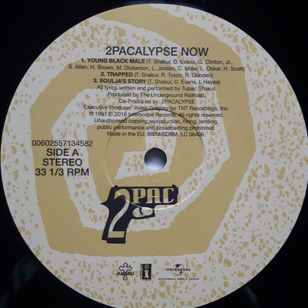 2Pac : 2Pacalypse Now  (2xLP, Album, RE, 180)