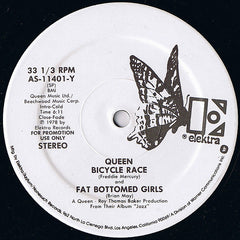 Queen : Fat Bottomed Girls And Bicycle Race (12", Promo)