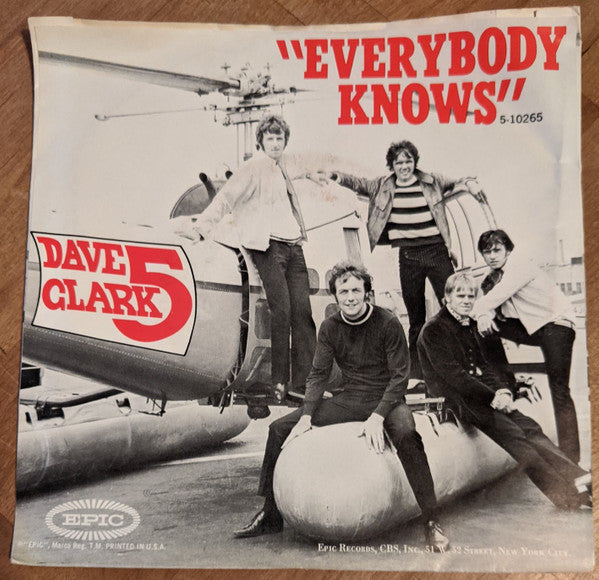 The Dave Clark Five : Everybody Knows / Inside And Out (7", Single, Styrene, San)