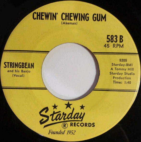 Stringbean : Down At The Opry / Chewin' Chewing Gum (7")
