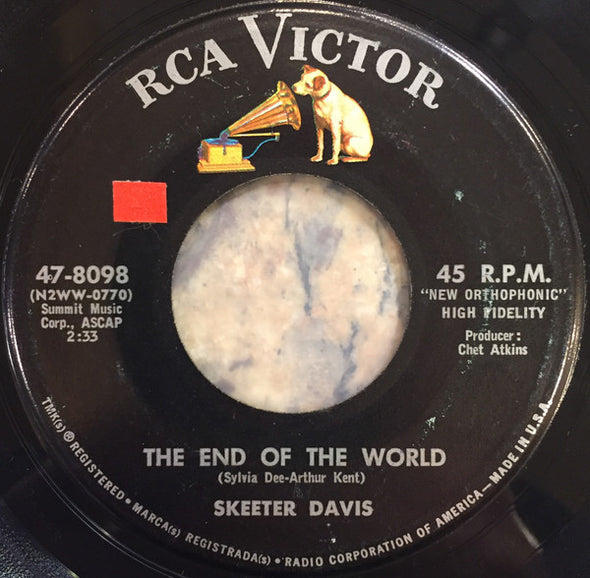 Skeeter Davis : The End Of The World (7", Single, Hol)