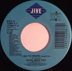 Kool Moe Dee : I Go To Work (7")
