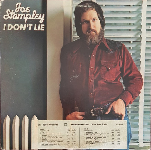 Joe Stampley : I Don't Lie (LP, Album, Promo, Ter)