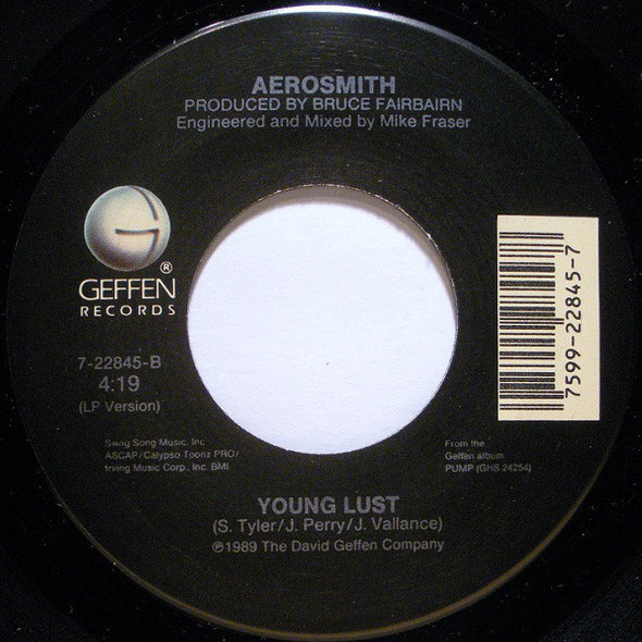 Aerosmith : Love In An Elevator (7", Single, Spe)