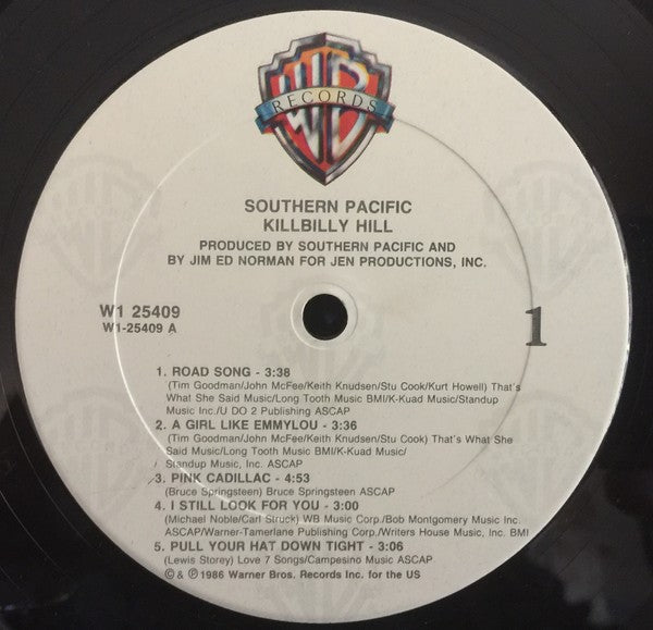 Southern Pacific : Killbilly Hill (LP, Album)