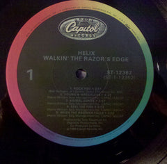 Helix (3) : Walkin' The Razor's Edge (LP, Album)