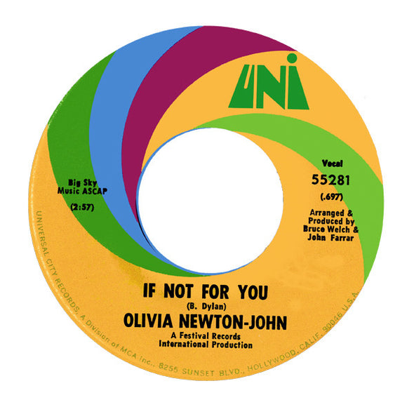 Olivia Newton-John : If Not For You (7", Single)