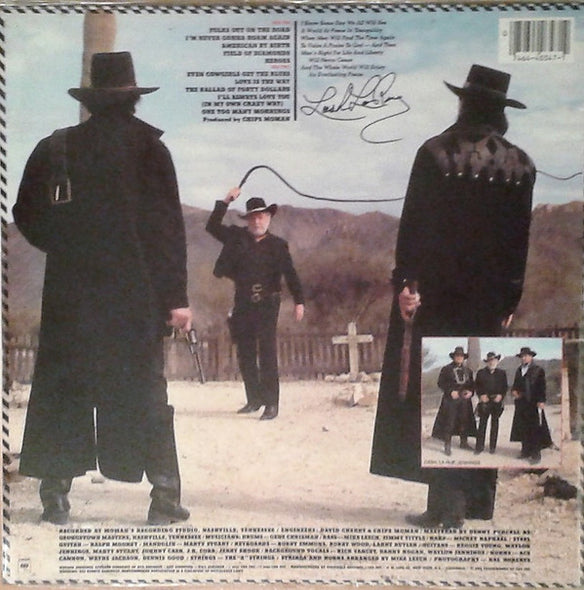 Johnny Cash & Waylon Jennings : Heroes (LP, Album, Car)