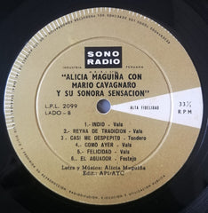 Alicia Maguiña Con Mario Cavagnaro Y Su Sonora Sensación* : Alicia Maguiña (LP, Album, Mono)