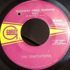 The Temptations : Run Away Child, Running Wild (7", Single)