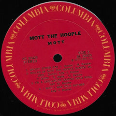 Mott The Hoople : Mott (LP, Album, Ter)