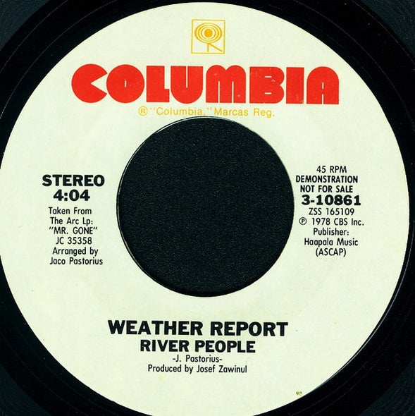 Weather Report : River People (7", Single, Promo)