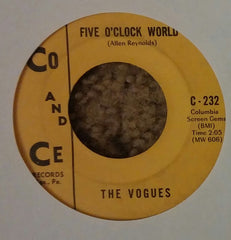 The Vogues : Five O'Clock World (7", Single)