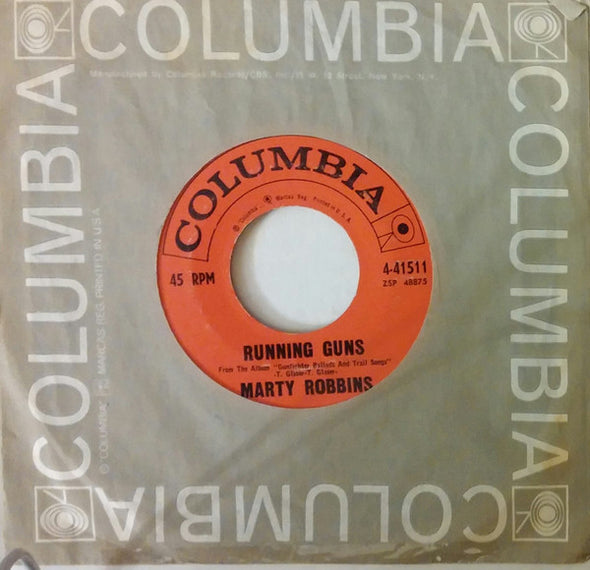 Marty Robbins : El Paso / Running Guns (7", Single, Hol)