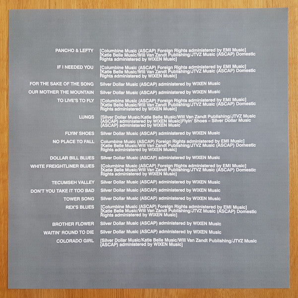 Townes Van Zandt : Rear View Mirror (2xLP, Album, RE)
