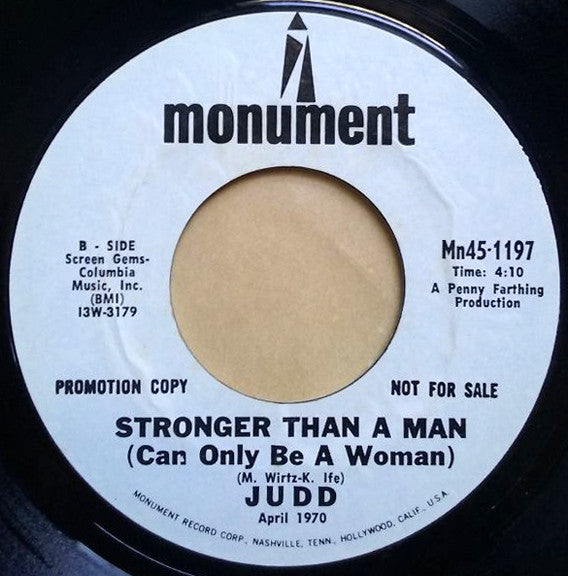 Judd (2) : Snarlin' Momma Lion (7", Single, Promo, Styrene)