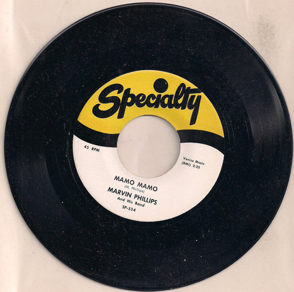 Marvin & Johnny / Marvin Phillips And His Band : Ding Dong Baby / Mamo Mamo (7", Single, RE)