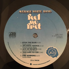 Average White Band : Feel No Fret (LP, Album, Gat)