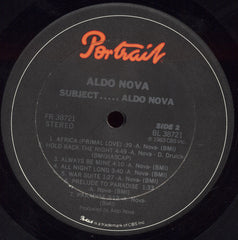 Aldo Nova : Subject.....Aldo Nova (LP, Album, Car)