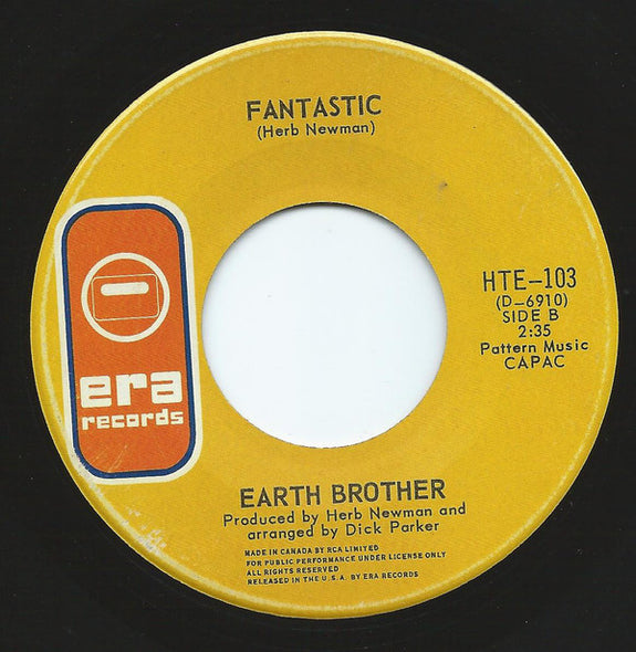 Earth Brother : Painted Lady / Fantastic (7", Single)