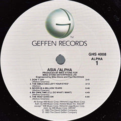 Asia (2) : Alpha (LP, Album, All)