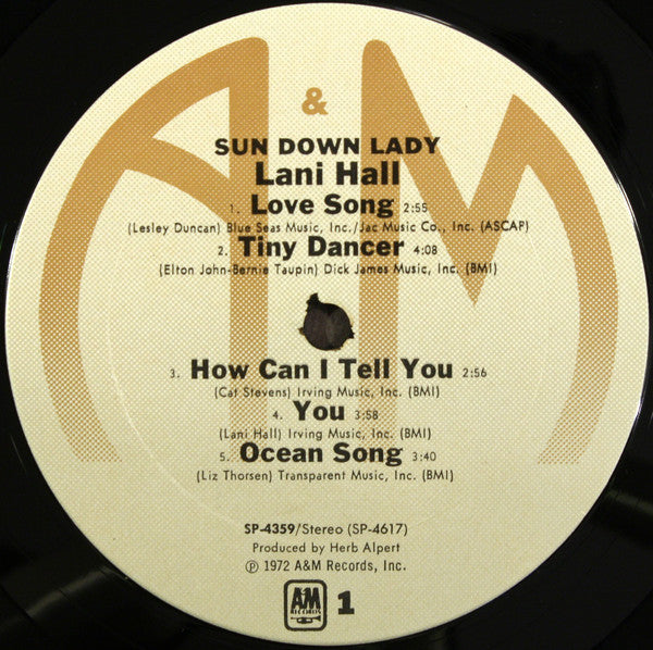 Lani Hall : Sun Down Lady (LP, Album, RE)