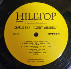 Charlie Rich : Lonely Weekends (LP, Comp)