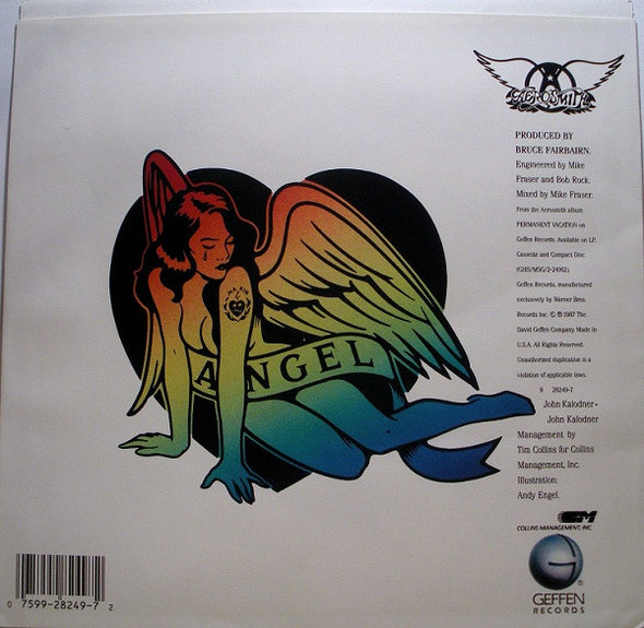 Aerosmith : Angel (7", Single, Spe)