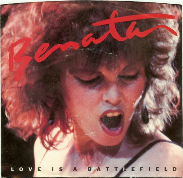 Benatar* : Love Is A Battlefield (7", Single, Styrene, Pit)