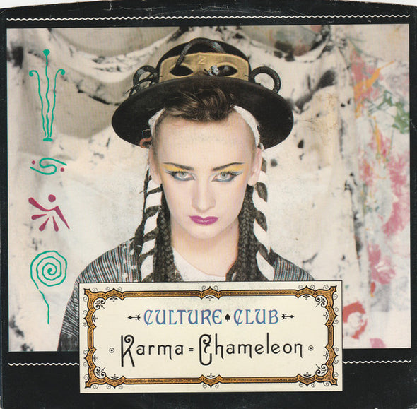 Culture Club : Karma Chameleon (7", Single, Styrene, Pit)