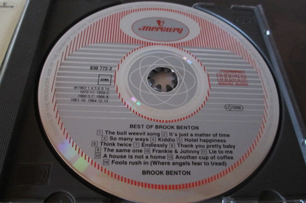 Brook Benton : Best Of Brook Benton (CD, Comp, RM)