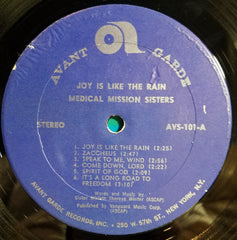 Medical Mission Sisters* : Joy Is Like The Rain (LP, Album)