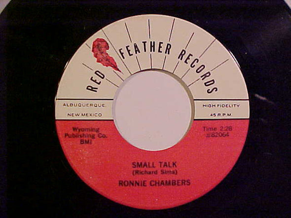 Ronnie Chambers : Small Talk (7", Single)