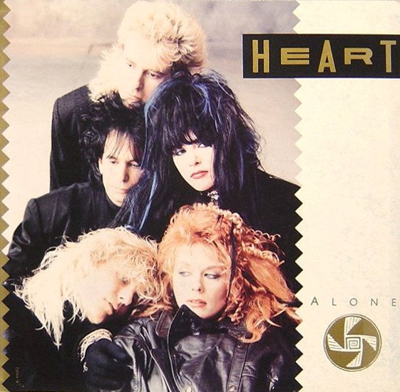 Heart : Alone (7", Single, All)