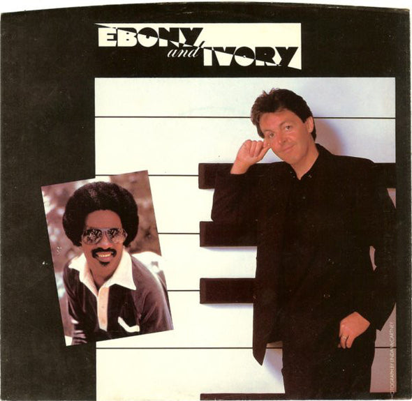 Paul McCartney : Ebony And Ivory (7", Single, Ter)