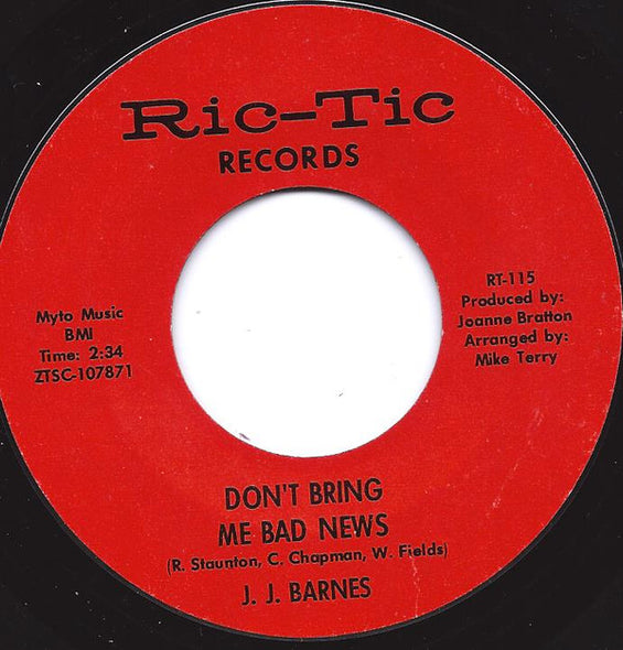 J. J. Barnes : Day Tripper (7", Single, Mono, Styrene, Pit)