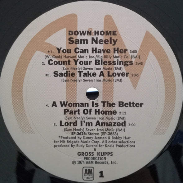 Sam Neely : Down Home (LP, Album)