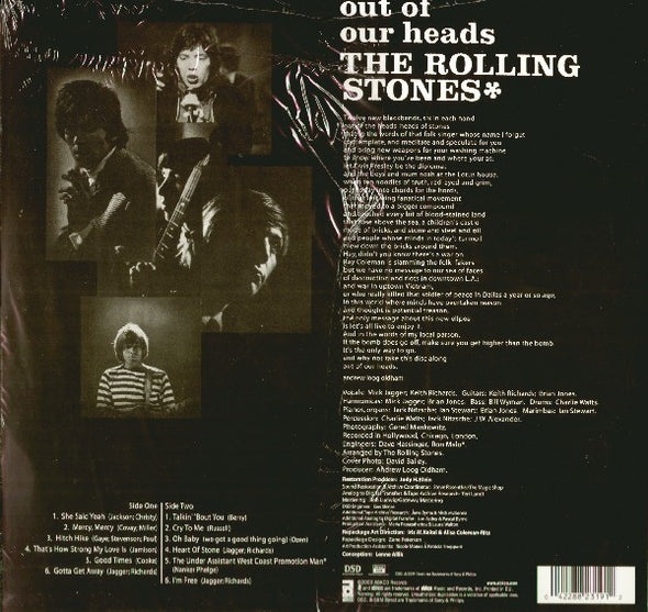 The Rolling Stones : Out Of Our Heads UK (LP, Album, Mono, RE, RM)