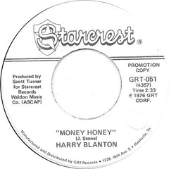 Harry Blanton : Money Honey (7", Promo)