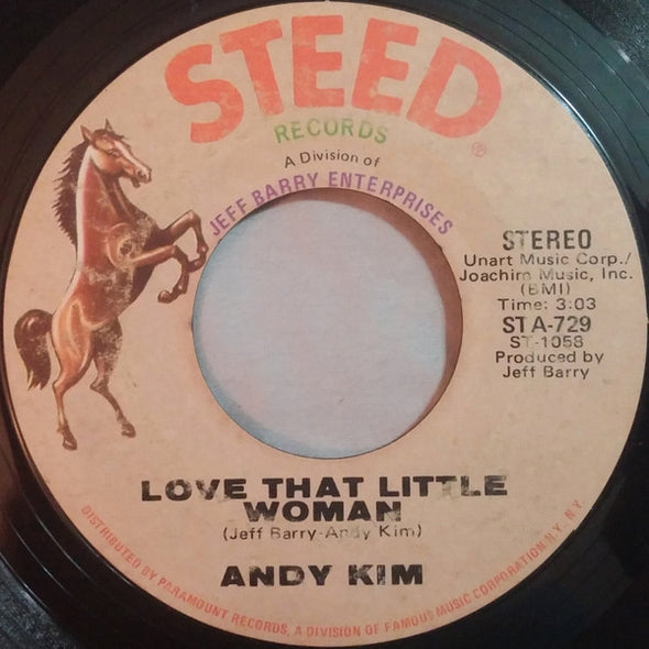 Andy Kim : Be My Baby / Love That Little Woman (7", Single)