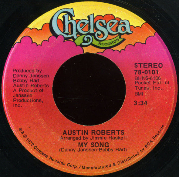 Austin Roberts : Something's Wrong With Me (7", Single, Roc)