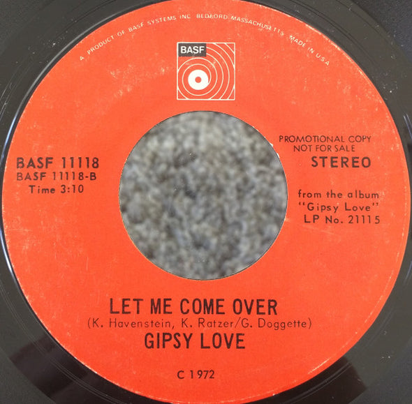 Gipsy Love : Just A Little Love (7", Promo, Styrene)