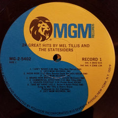 Mel Tillis And The Statesiders (2) : 24 Great Hits By Mel Tillis And The Statesiders (2xLP, Album, Comp)